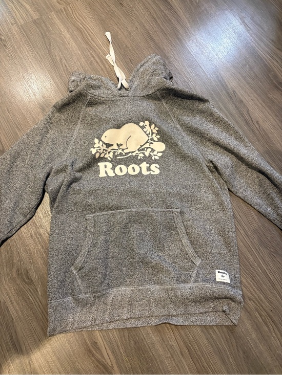Roots Tops - Roots Gray Hoodie with white Logo